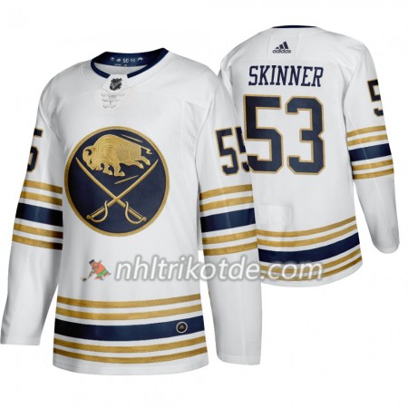 Buffalo Sabres Trikot Jeff Skinner 53 50th Anniversary Adidas 2019-2020 Weiß Authentic - Herren